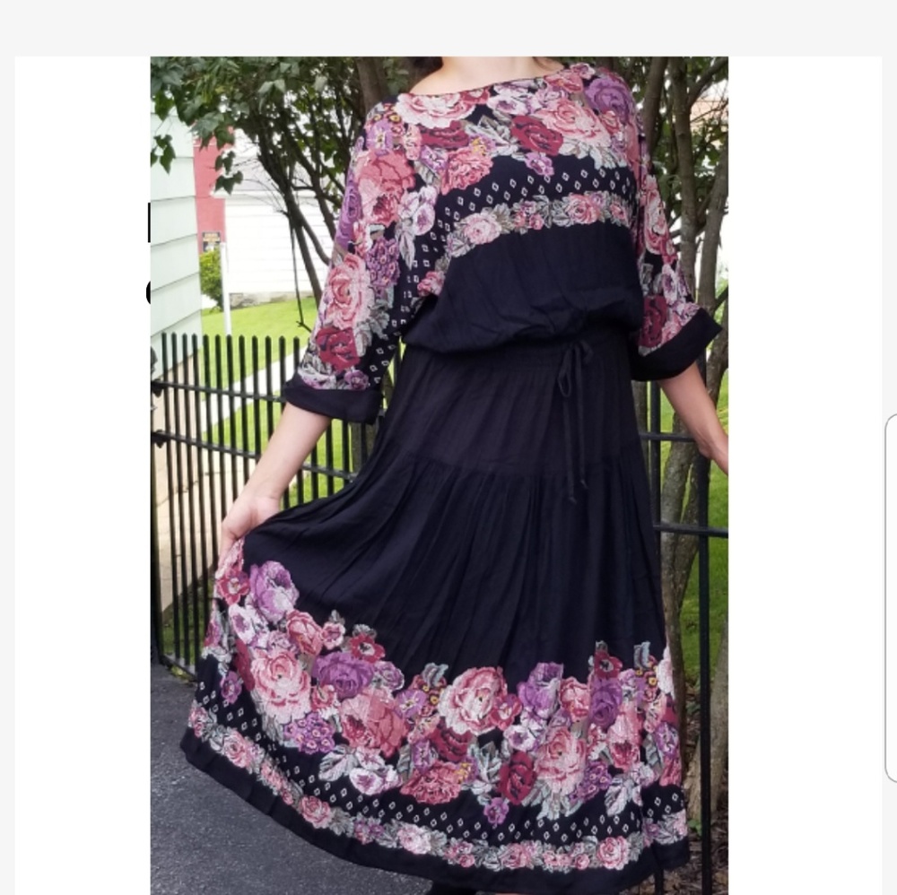 Carol Little Boho Floral Tapestry Print Maxi